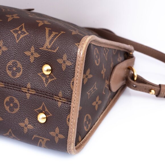 Authentic LOUIS VUITTON Monogram Taupe Popincourt PM Shoulder Bag - Picture 6 of 15